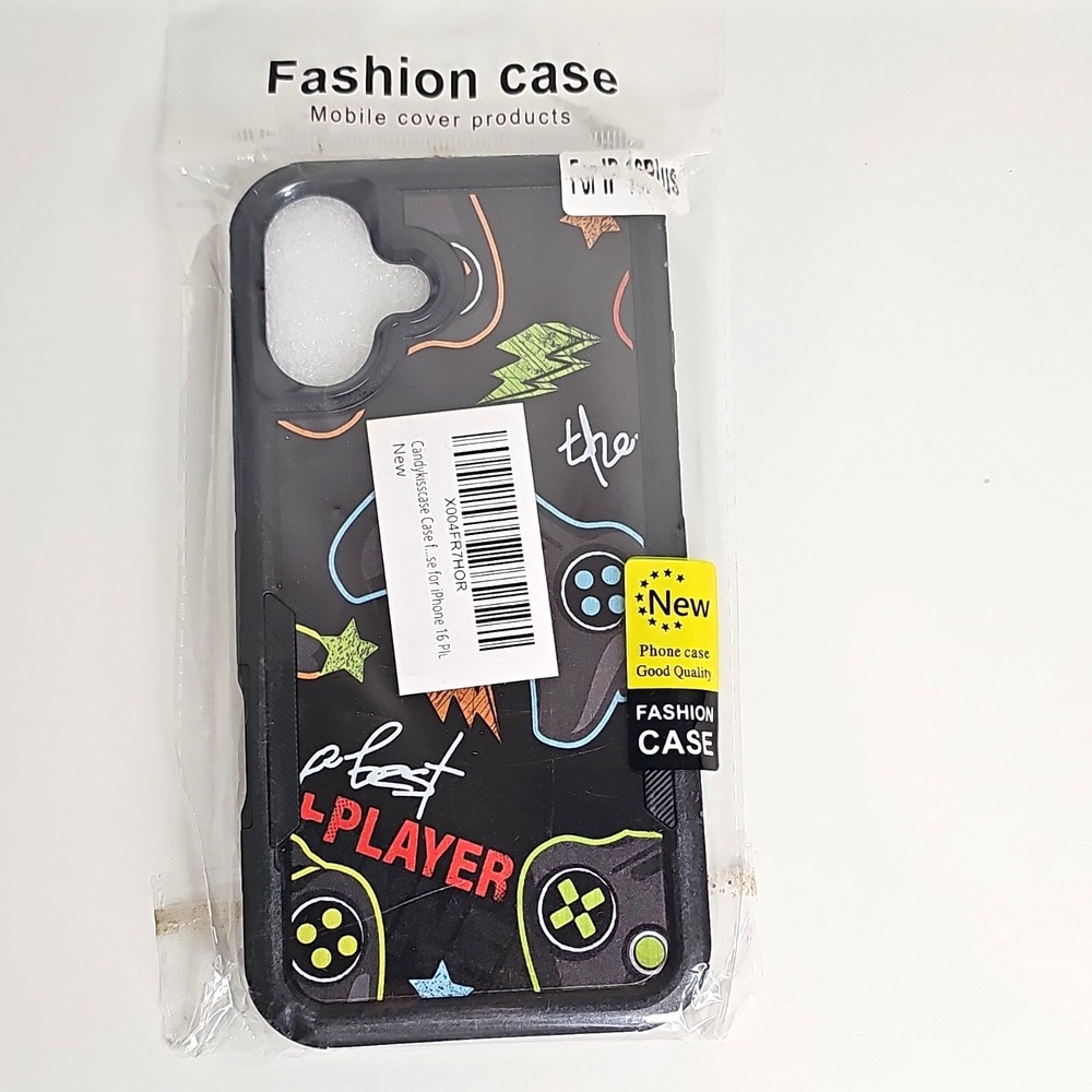Gaming Patterned Back Case Phone Case Cover - iPhone 16 Plus, Fashion Design